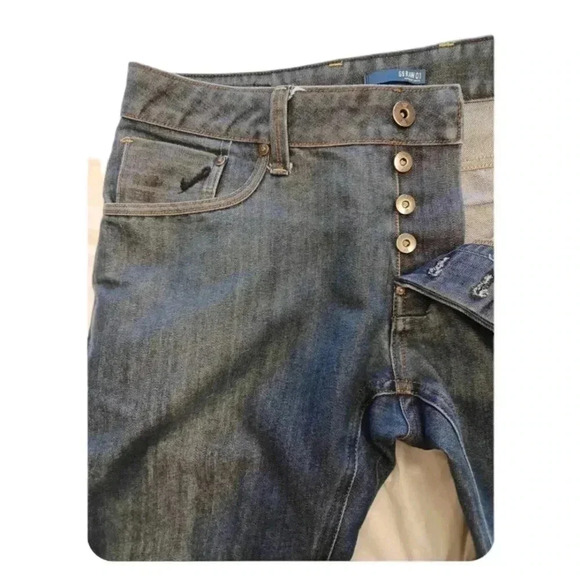 G-Star Men's Straight Jeans - Dark Blue - Picture 5 of 9